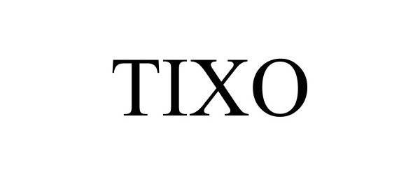 Trademark Logo TIXO