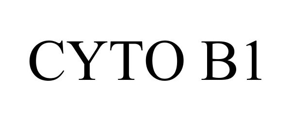 Trademark Logo CYTO B1