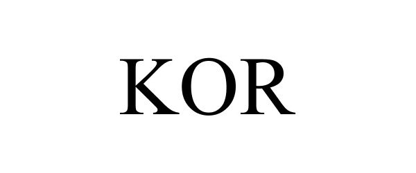 Trademark Logo KOR