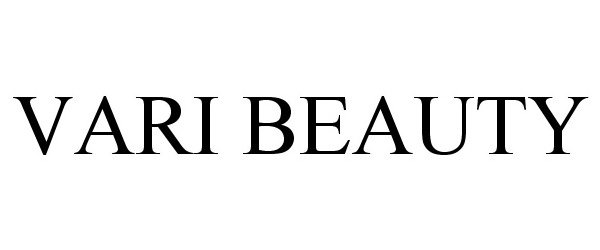Trademark Logo VARI BEAUTY