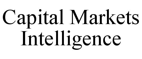  CAPITAL MARKETS INTELLIGENCE