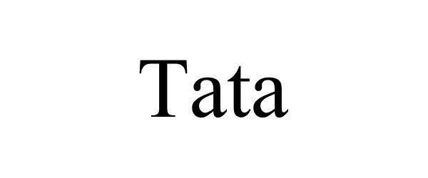 Trademark Logo TATA