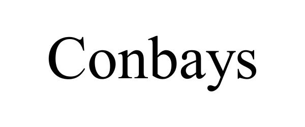 Trademark Logo CONBAYS