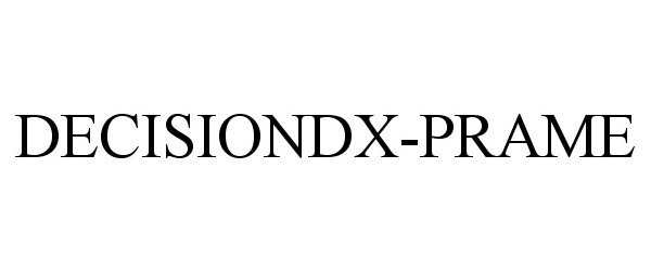 Trademark Logo DECISIONDX-PRAME