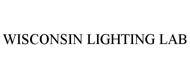 Trademark Logo WISCONSIN LIGHTING LAB