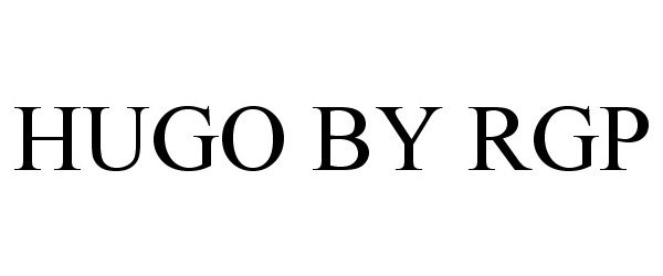 Trademark Logo HUGO BY RGP
