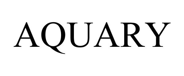 Trademark Logo AQUARY