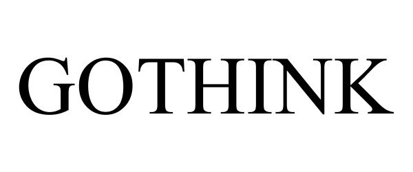 Trademark Logo GOTHINK