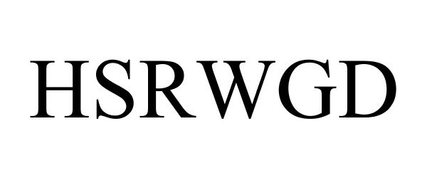 Trademark Logo HSRWGD