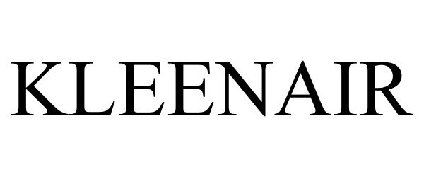 Trademark Logo KLEENAIR