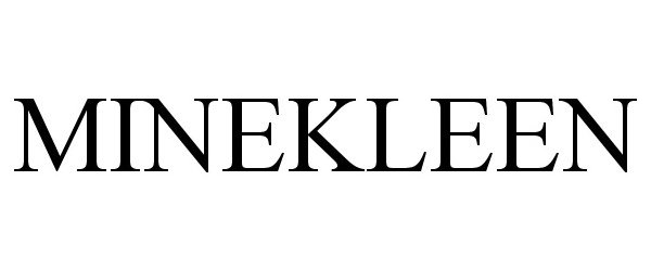 Trademark Logo MINEKLEEN