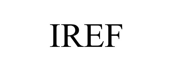 Trademark Logo IREF