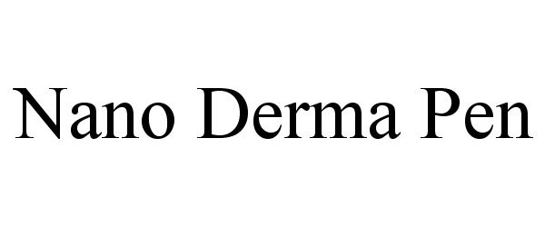  NANO DERMA PEN