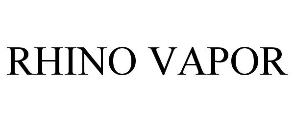 Trademark Logo RHINO VAPOR