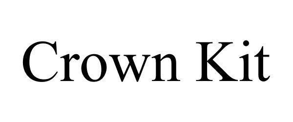 Trademark Logo CROWN KIT