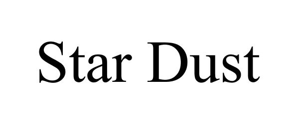 Trademark Logo STAR DUST