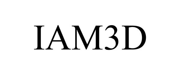 Trademark Logo IAM3D