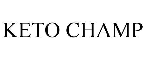 Trademark Logo KETO CHAMP