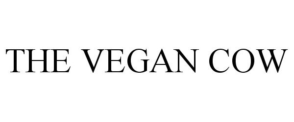 Trademark Logo THE VEGAN COW