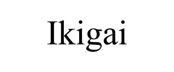 Trademark Logo IKIGAI