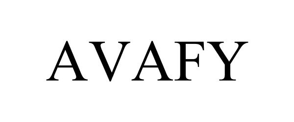 Trademark Logo AVAFY