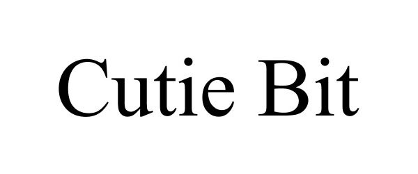 Trademark Logo CUTIE BIT