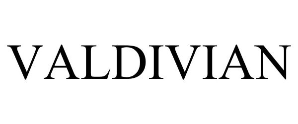 Trademark Logo VALDIVIAN