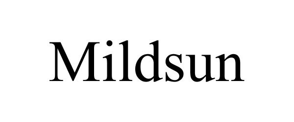 Trademark Logo MILDSUN