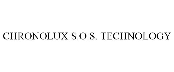  CHRONOLUX S.O.S. TECHNOLOGY