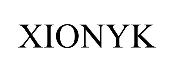 Trademark Logo XIONYK