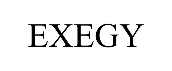 Trademark Logo EXEGY