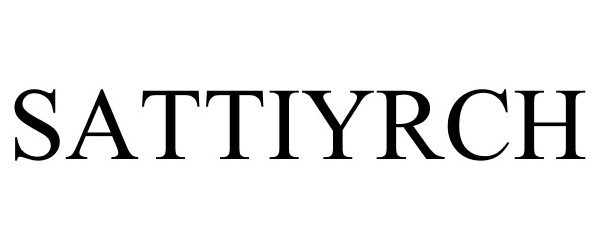 Trademark Logo SATTIYRCH