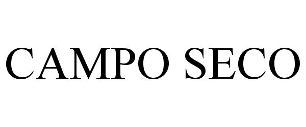 Trademark Logo CAMPO SECO