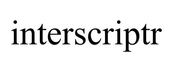 Trademark Logo INTERSCRIPTR