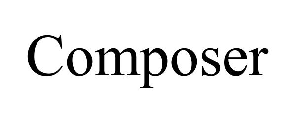 Trademark Logo COMPOSER