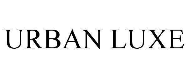 Trademark Logo URBAN LUXE