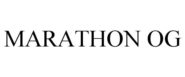 Trademark Logo MARATHON OG