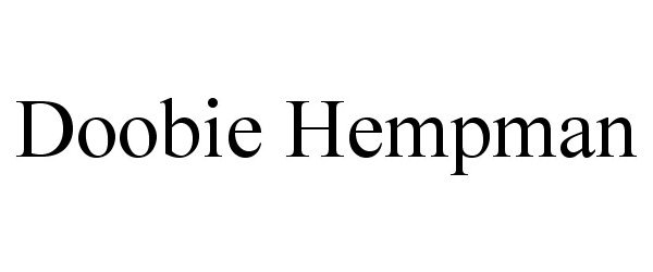 Trademark Logo DOOBIE HEMPMAN