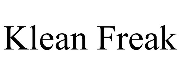 Trademark Logo KLEAN FREAK