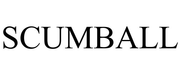 Trademark Logo SCUMBALL