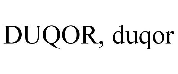 Trademark Logo DUQOR, DUQOR