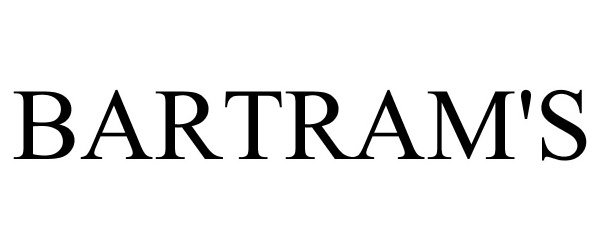 Trademark Logo BARTRAM'S