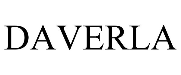 Trademark Logo DAVERLA