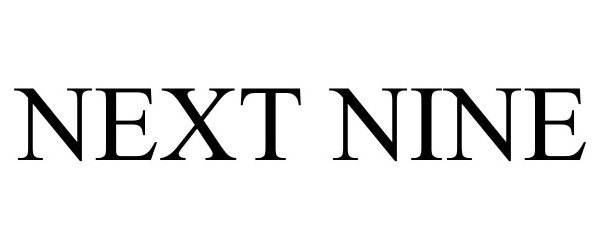 Trademark Logo NEXT NINE