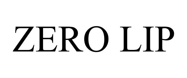 Trademark Logo ZERO LIP