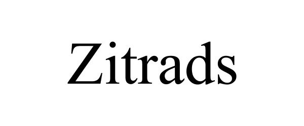 Trademark Logo ZITRADS