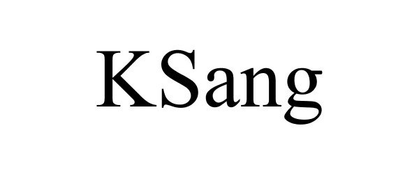 Trademark Logo KSANG