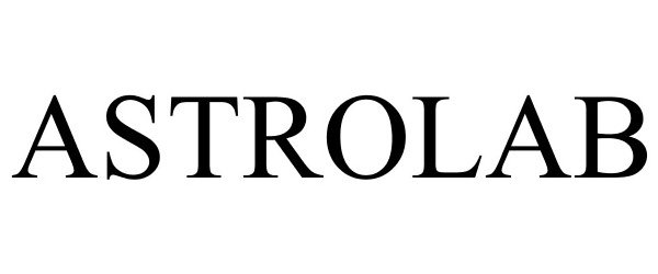 Trademark Logo ASTROLAB
