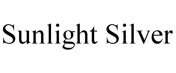 Trademark Logo SUNLIGHT SILVER