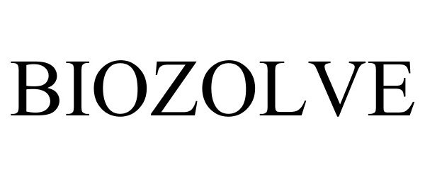 Trademark Logo BIOZOLVE